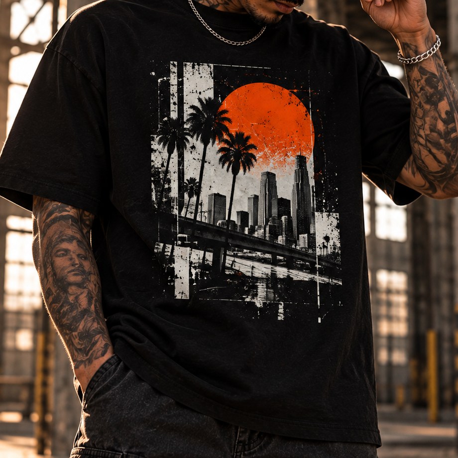 Close-up of AFTER THE SUN T-shirt design